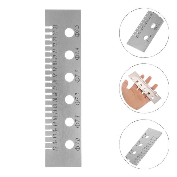 OUNONA Professional Piano Tuning Tool with Metal String Gauge for Precise Piano Regulation, Repair, and Maintenance