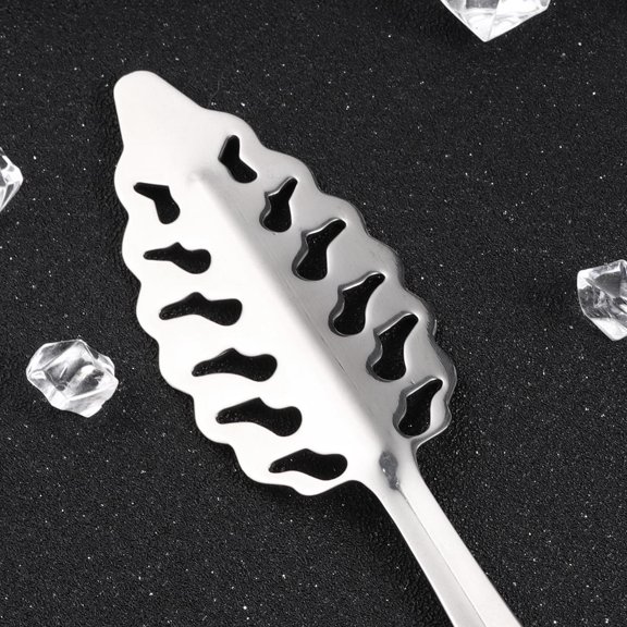 OUNONA Professional Stainless Steel Absinthe Filter Spoon with Fine Holes for Bars and Coffee Shops