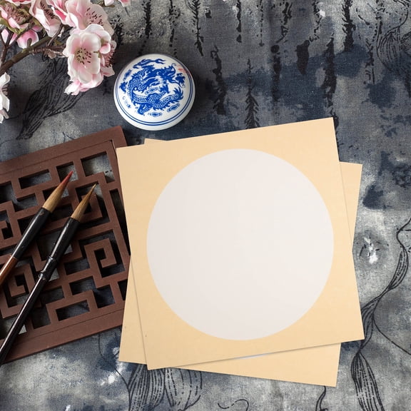 OUNONA Professional Writing Xuan Paper for Calligraphy and Painting Use with Excellent Ink Inhibition 10 Sheets Multi Color