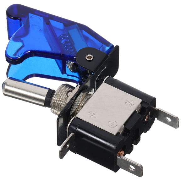 OUNONA Protector With LED Indicator Switch 6.20X3.70X1.60CM Blue