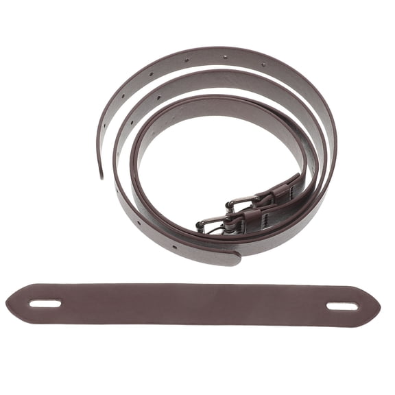 OUNONA Pu Blanket Strap Picnic Blanket Carry Strap Yoga Mat Strap Carrier Adjustable Portable Carry Holder For Blankets Travel Rug Outdoor Picnic Supplies