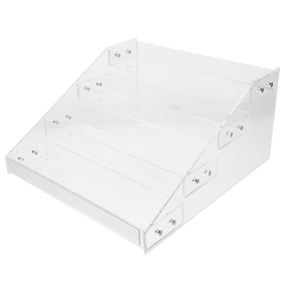 OUNONA Pub Retail Display Rack 32.00X31.00X16.00CM Transparent
