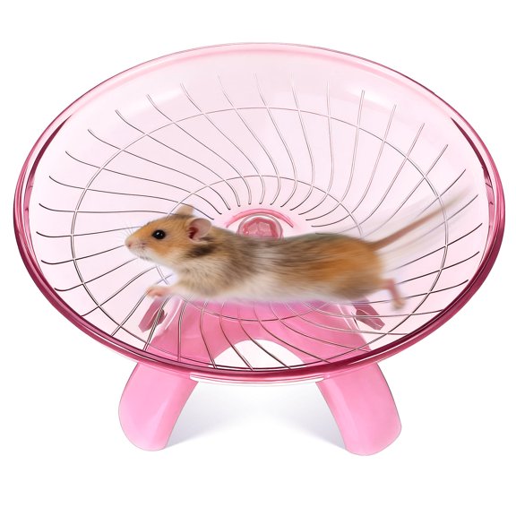 OUNONA Purple Exercise Wheel for Small Pets Durable Comfortable Run Disc for Hamster and Rats