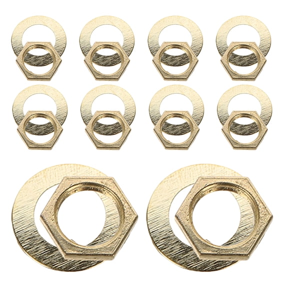 OUNONA 10Sets Metal and Rubber Quartz Clock Replacement Fittings for Accurate Timekeeping and Repair