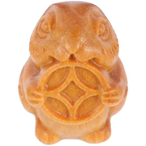 OUNONA  Rabbit Accessories Statue Adornment Hanging Decor