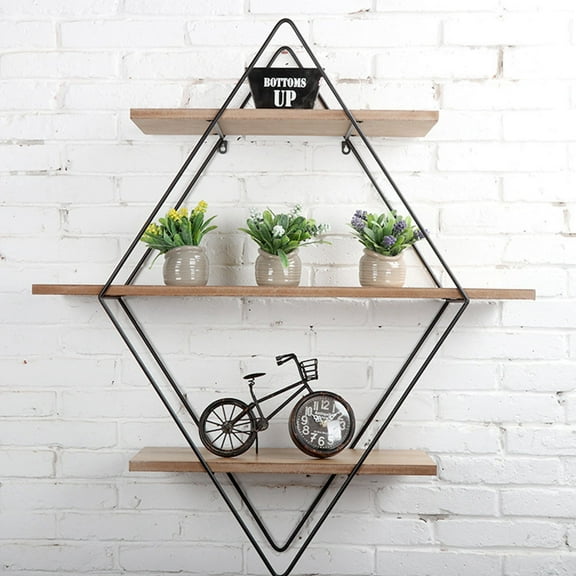 OUNONA  Rack Organizers and Storage Wall Hanging Wall-mounted Shelf