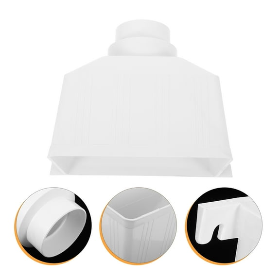 OUNONA Rainwater Drainage Strainers Greenhouse Rainwater Gutter Outdoor Downpipe Gutter