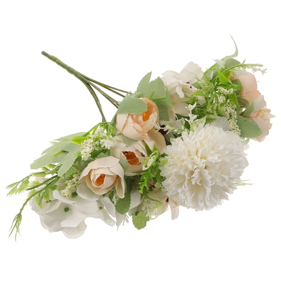 OUNONA Faux Sunflower Bouquet Made of Plastic and Silk for Dining Table and Photo Props