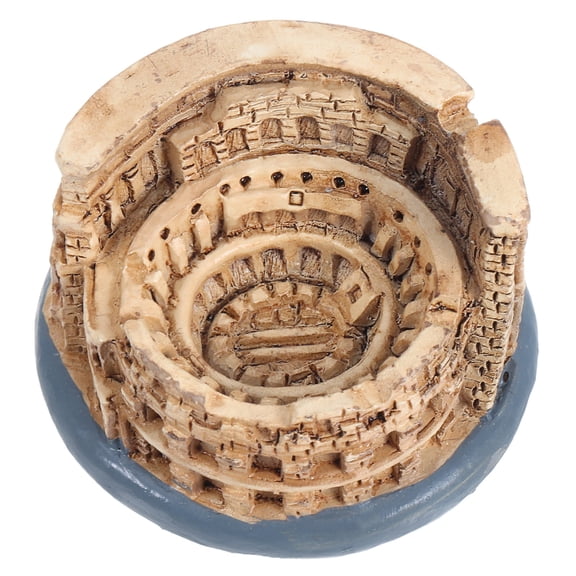 OUNONA Realistic Multi Color Roman Colosseum Figurine Table Decor Ancient Architecture Ornament