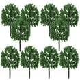 thumbnail image 1 of OUNONA Realistic Plastic Tree Model for Decor Green Micro Landscape Craft Adornment 10pcs, 1 of 8