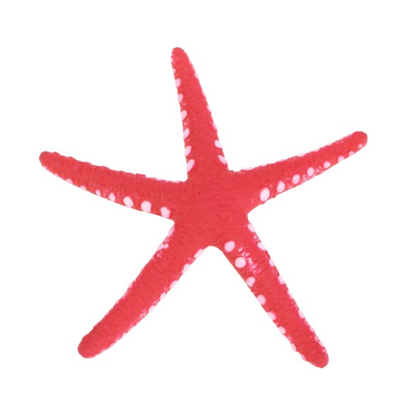 OUNONA Realistic Red Plastic Sea Star Fish Tank Decoration for Aquarium Ornament