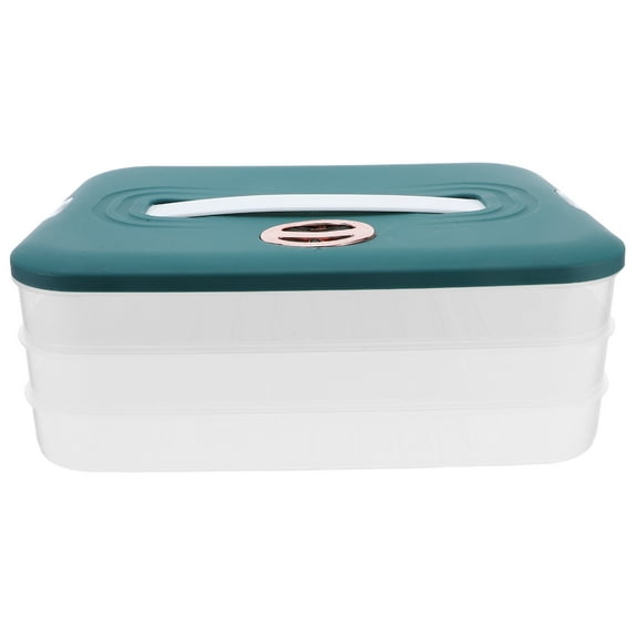 OUNONA Stackable Freezer Storage Bin for Dumplings Vegetables and Meat ...