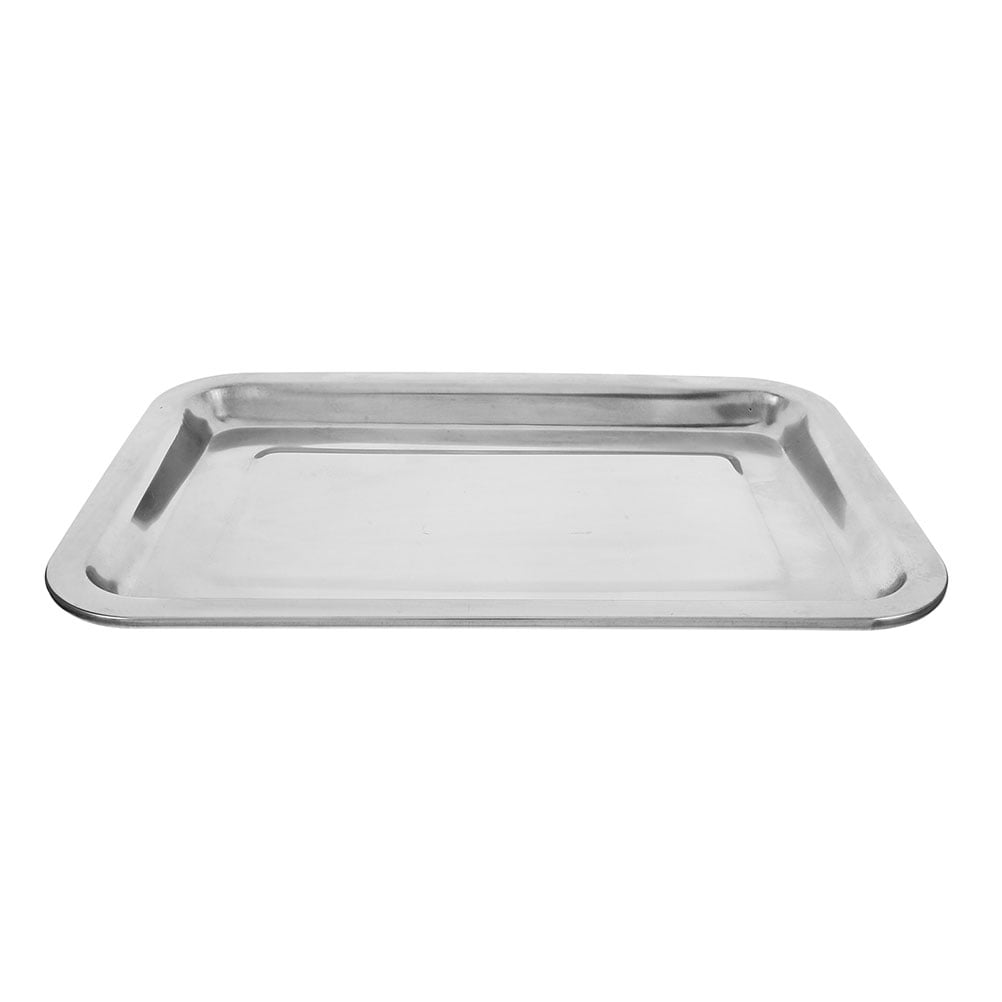 OUNONA Rectangular Stainless Steel Tray For Lab Chemical Experiment Tools Teaching Equipment Spill Containment Medical And Tattoo Use Acid