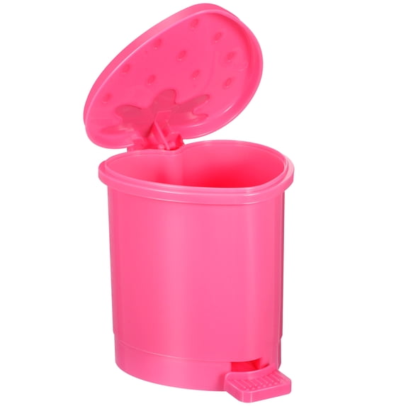 DRAFIDEEP Recycle Bin For Kitchen Pink Mini 1Pcs 4.13x3.54 Inches