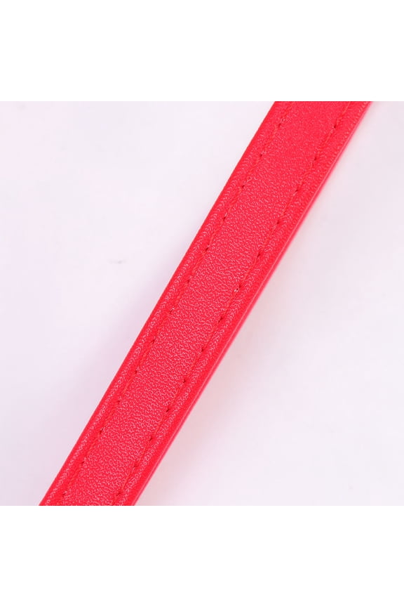 Red Keychain Wristlet Strap for Handbags and Pouches Featuring Strong Hardware and Comfort