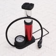 thumbnail image 1 of OUNONA Portable Red Aluminum Alloy Floor Pump for Bike with Universal Valve Inflator, 1 of 8
