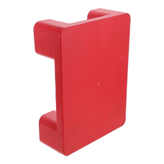 OUNONA Red Plastic Floor Pallet for Basement and Warehouse Storage Platform