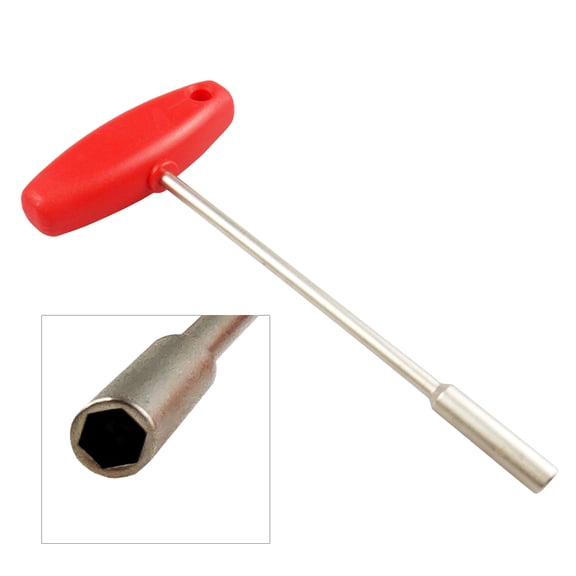 OUNONA Red Wire Adjust Spoke Tool for Bike with Sturdy Tool Steel and Easy Use