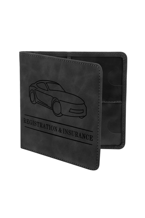 Registration and Insurance Card Holder Organizer Folder for Vehicle Documents and Important Information Storage