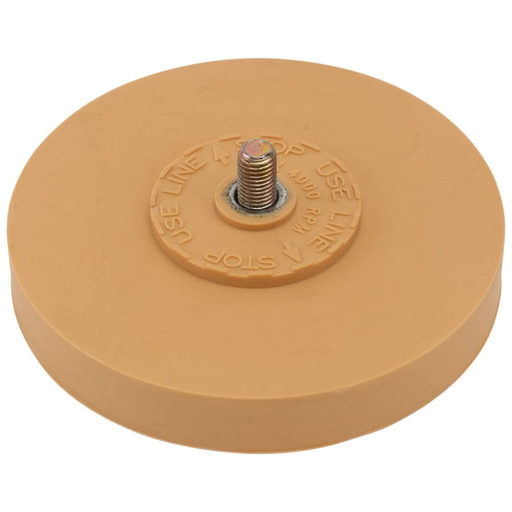 OUNONA Removing Rubber Grinding Wheel Decal Remover for Car Brush Eraser Orange