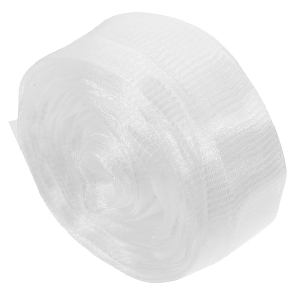 OUNONA Replaceable White Elastic Planter Protector Net Cover Breathable Mesh Sleeve for Flower Pot