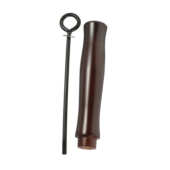 OUNONA Brown Iron Replacement Pan Side Handle with Heat for Kitchen Use, and Easy to Install, 1 Piece