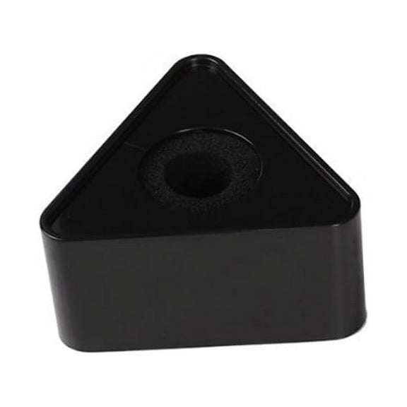 OUNONA Reporter Microphone Prop Black Mic Logo Flag Triangular 1Set