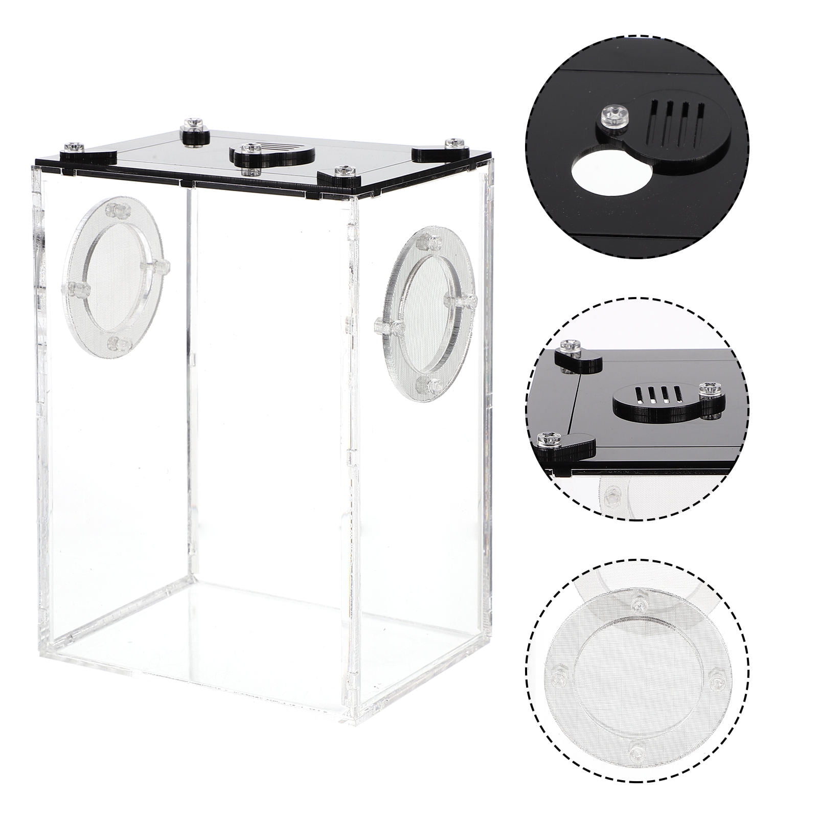 OUNONA Reptile Breeding Case Clear Snake Cage Tank Enclosure Large