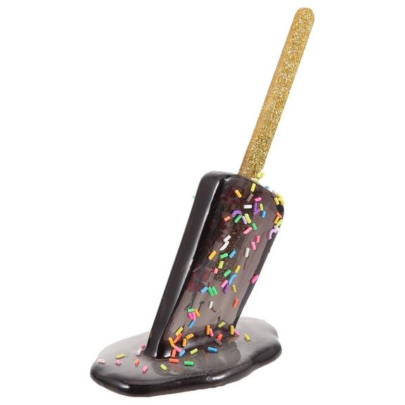 OUNONA Resin Ice Cream Figurine Desktop Decoration in Multiple Colors for Home, Office, Party Display and