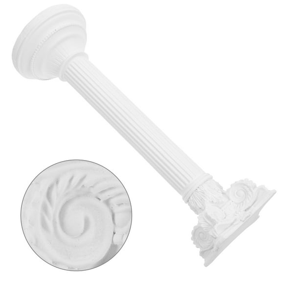 OUNONA Resin Roman Pillar Statue Wedding Sculpture Roman Column Pillar Statues Artistic Roman Pillar Photo Props for Home Decors