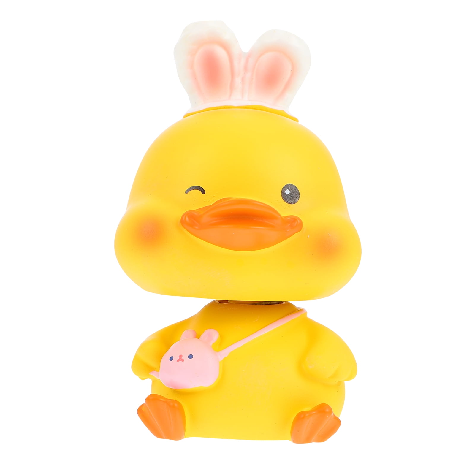 OUNONA Resincar Shaking Head Funny Craft Dashboard Statue Ornaments Desktop Ornaments Statue