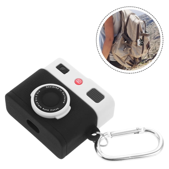 OUNONA Retro Camera Earphone Case Pouch Ear Buds Cover for Earphones Portable Earphone Protector Earphone Decorative Case for Women Earbuds Case Holder Compatible with Airpods 3rd