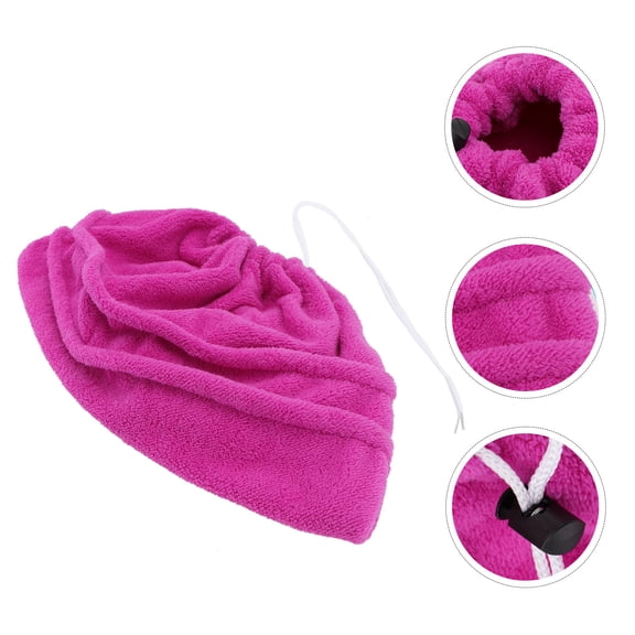 OUNONA Reusable Mop Pads Indoor Broom Cover Floor Mop Absorbent Mop 35x23cm Pink