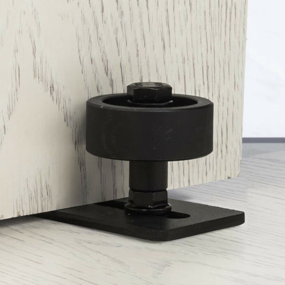 OUNONA Rollers Door Track Pulley Barn Guide Adjustable Floor Travel