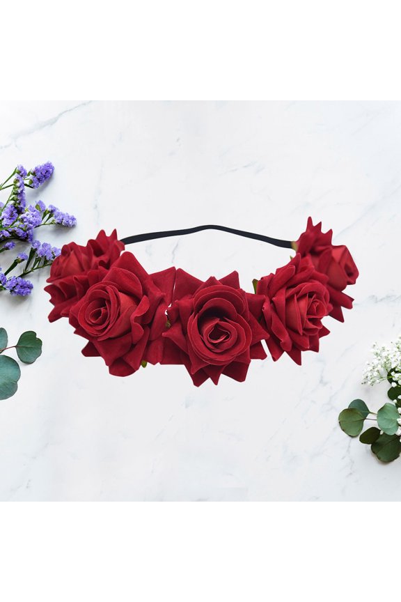 Rose Headdress Perfect Workmanship Headband Bride