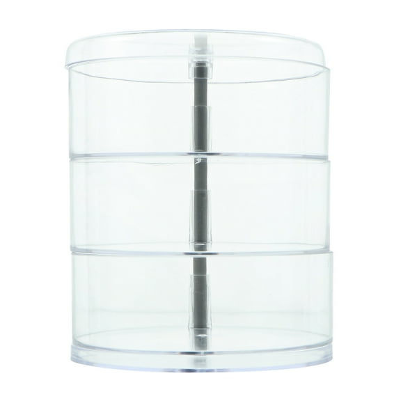 OUNONA  Rotary Makeup Case Cosmetic Lipstick Display Stand Rotate Snap