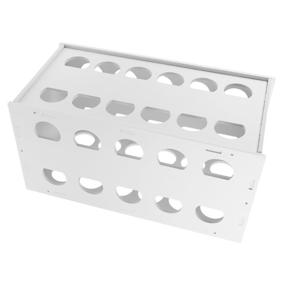 OUNONA Rotating White Hairband Organizer Stand Large Capacity Hair Accessories Storage Rack for Home Vanity