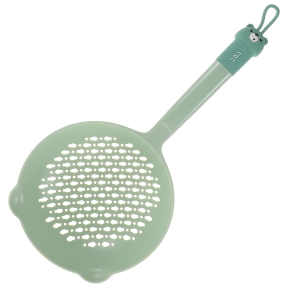 OUNONA Round Fry Oil Mesh Strainer Colander Ladle for Kitchen Use, Pasta, Food Straining, and Household Cooking Tools