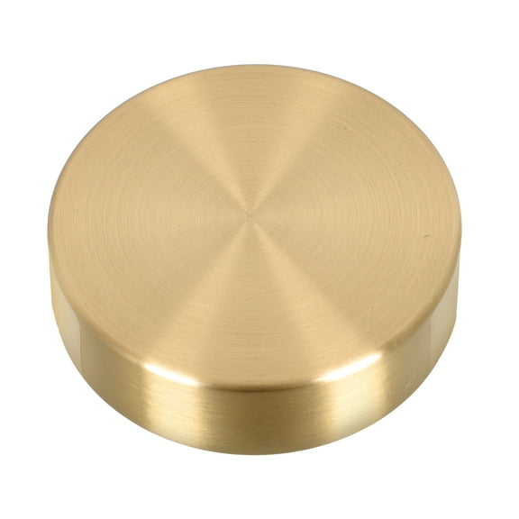 OUNONA Elegant Golden Round Paperweight for Desktop Holding Large Format Paper and Calligraphy