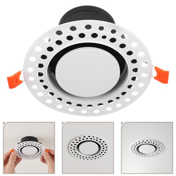 OUNONA Round Soffit Air Valve for Home Hvac Ventilation with Seamless Ceiling Integration
