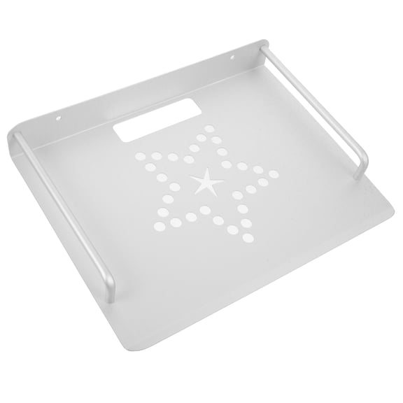 OUNONA White Aluminum Alloy Stand for Router and STB Box, Space-Saving Holder and Support for Network Devices