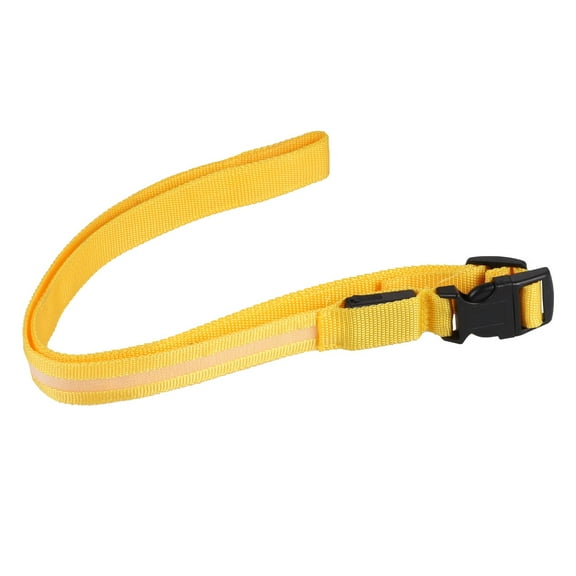 OUNONA Running Reflective Gear LED Belt Yellow with Flash and Glow Modes for Night Safety