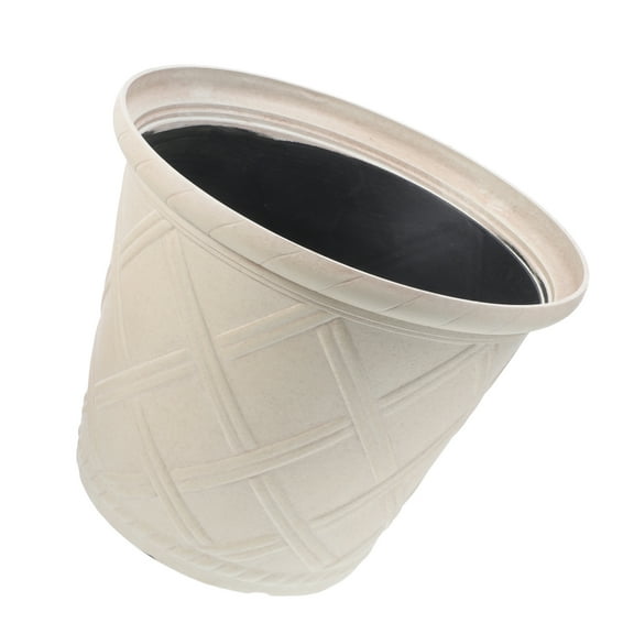 OUNONA  Outdoor Planters Floor Pots for Indoor Plants outside Outdoors Beige