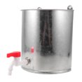 OUNONA Rustproof Galvanized Hair Washing Bucket with Spigot Space ...