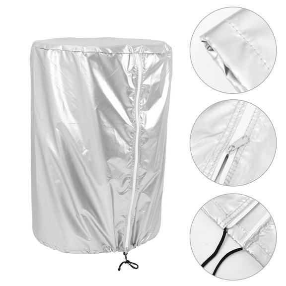 OUNONA Rv Tire Cover Spare Wheel Shield Protectors Oxford Fabric Covering For Travel Trailer Camper Truck Suv Waterproof Sun Rain Snow Protector