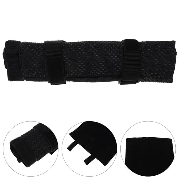 OUNONA Bunk Bed Ladder Protector Pads Black Anti Slip Sleeve Covers with Soft Cushion for Loft Bed Steps Safety