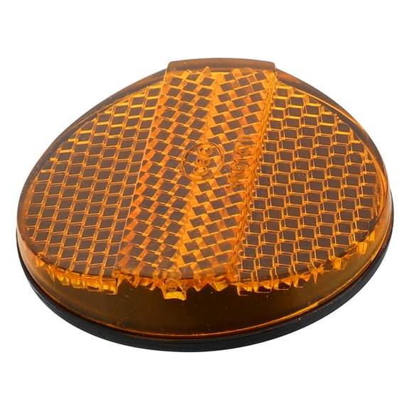 OUNONA Safety Reflector For Motorbike Round Reflective Warning Panel For Rear Mudguard And Brake Light Reflective Plate For Night Riding Safety