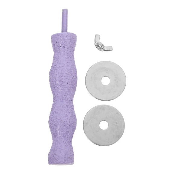 OUNONA Sand Perch for Birds Parakeet Natural Wood Violet Indoor Bird Activity 1Pack