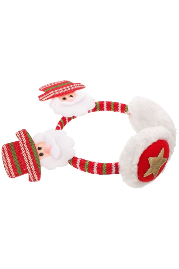 Christmas Santa Claus Ear Warmer with Soft, Cozy, Skin-Friendly Fabric for Cold Weather Comfort and Warmth