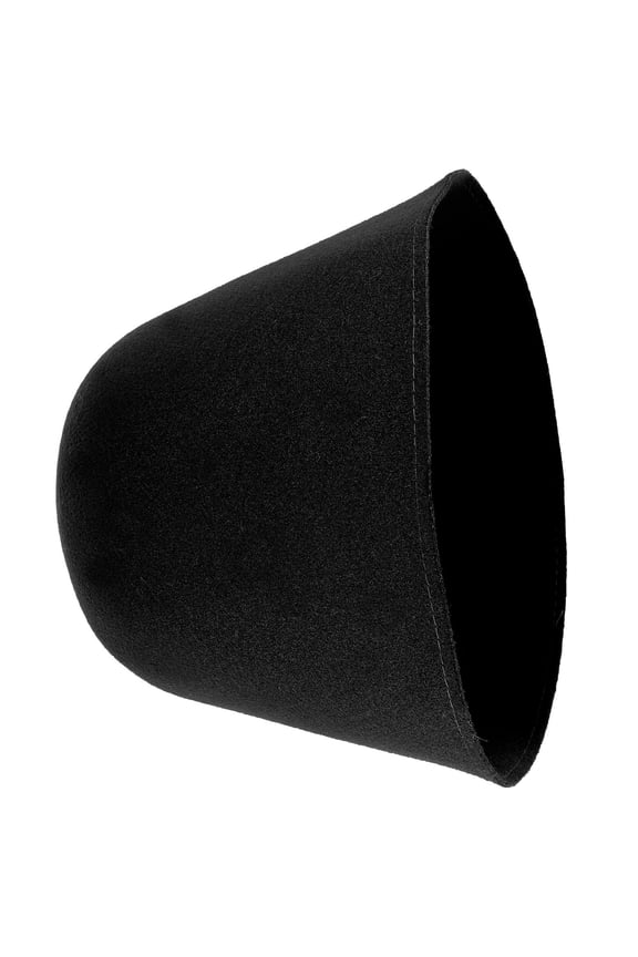 Sauna Hair Protector Felt Hat Water Absorbent Black 1Pcs